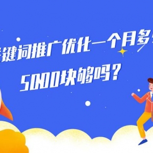 網站關鍵詞推廣優化一個月多少錢？5000塊夠嗎？